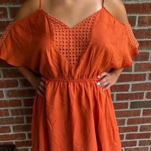 SOLD❤️Boho Quiksilver dress with adorable cut outs